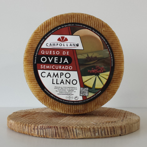 Queso de oveja semicurado campollano